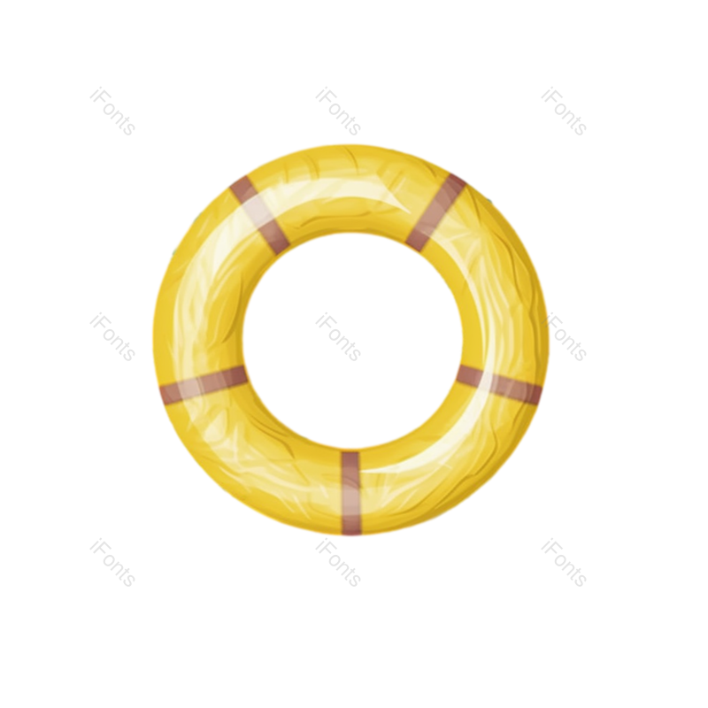 蓝色图片,游泳元素,游泳圈PNG,夏天元素免抠素材